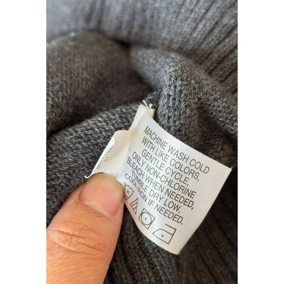 U.S. Polo Assn. Mens Medium Quarter-Zip Striped Sweater - Picture 4 of 6